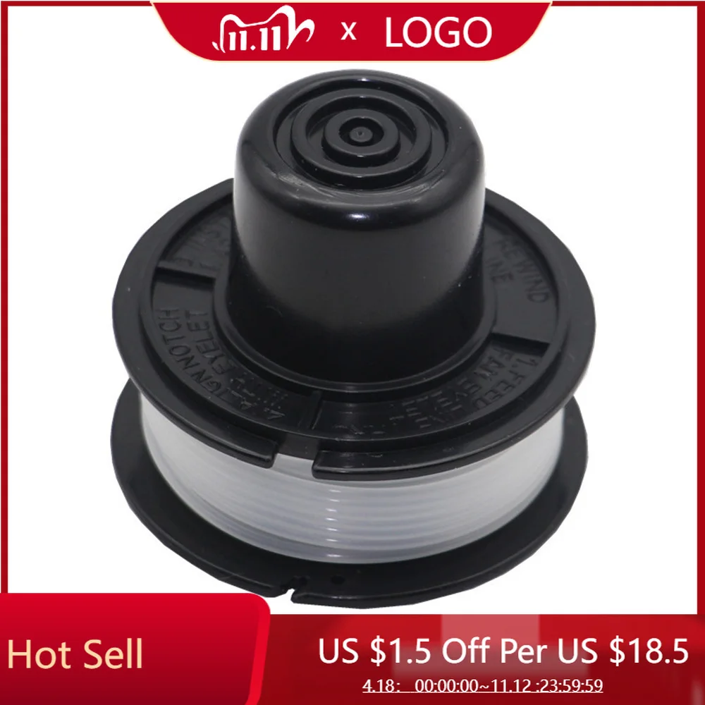 

3Pcs Trimmer Heads For Black & Decker A6226 GL250 GL310 GL360 Bump Feed Spool Grass Weeds Trimmer Head Garden Tool