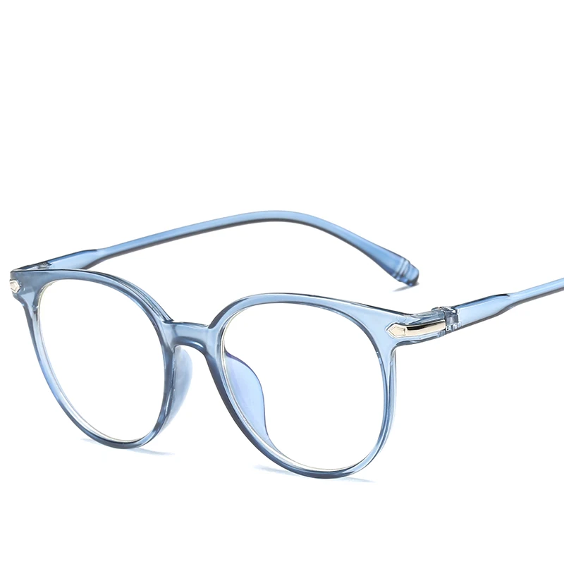 Elliptical flat mirror black 2022 female fashion trend glasses designer women high quality Glasses Men | Аксессуары для одежды