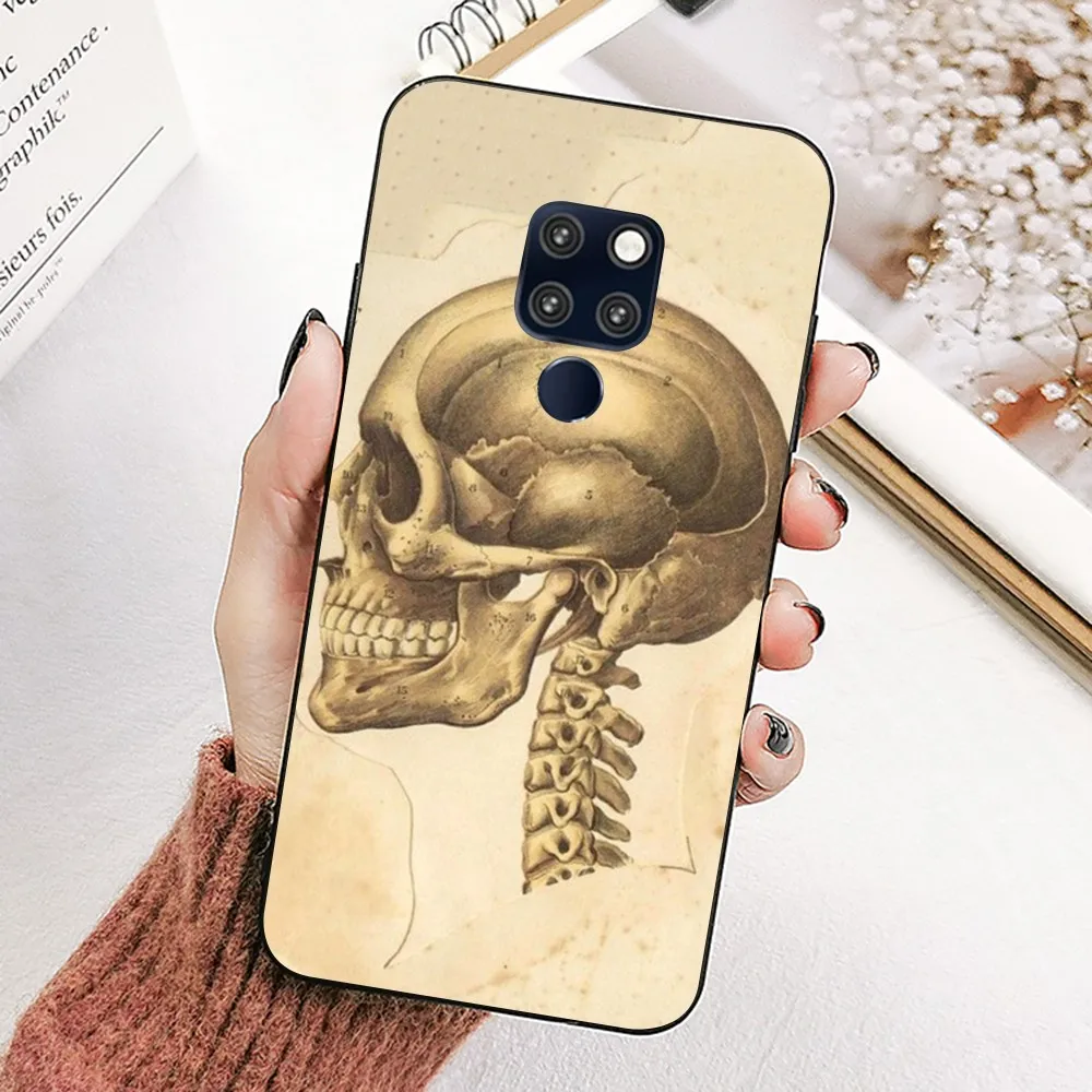 Медицинский чехол для телефона с анатомии человека Huawei Mate 10 20 30 40 50 Lite Pro Nova 3 3i 5 6 SE 7