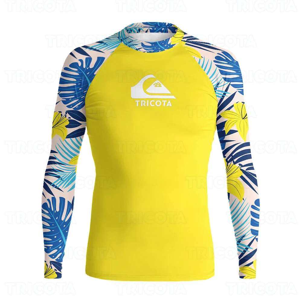 

Rash Guard Surfing Swimwear UV Sun Protection Basic Skins Surf Clothing Beach Diving Swimming T-shirts Rashguards Swimming Suit