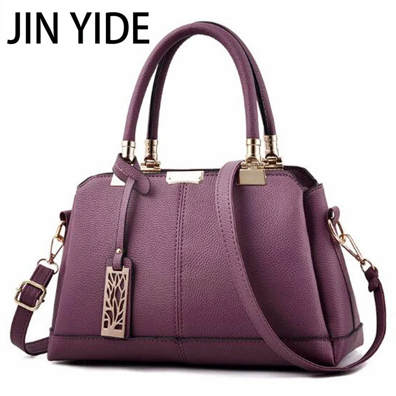 

New Hot Sale Leather Women Bag Tree Branches Metal Decor Handbags Lady Shoulder Crossbody Messenger Bag Female Purse Tote