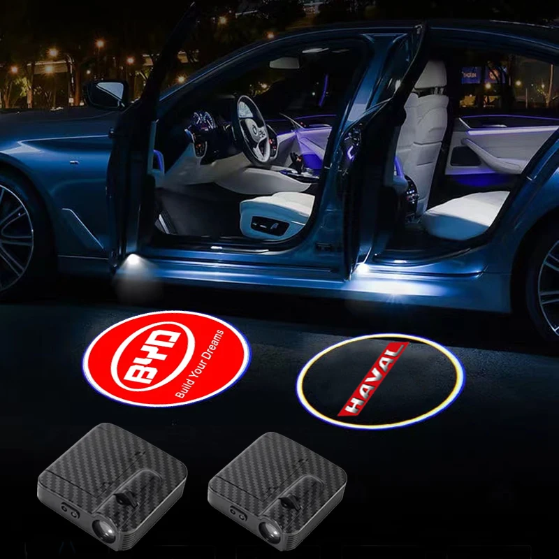 

1/2pcs Car Door LED Welcome Light Decorative Light Auto Accessories For Seat ibiza 6j 6l fr Ateca Altea xl leon 2 Leon Alhambra