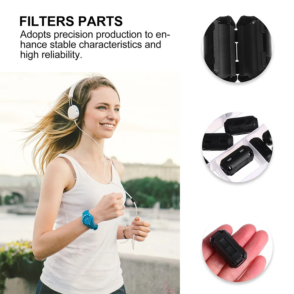 25 шт. размагничивающее кольцо с защитой от помех съемные фильтры ферритовым