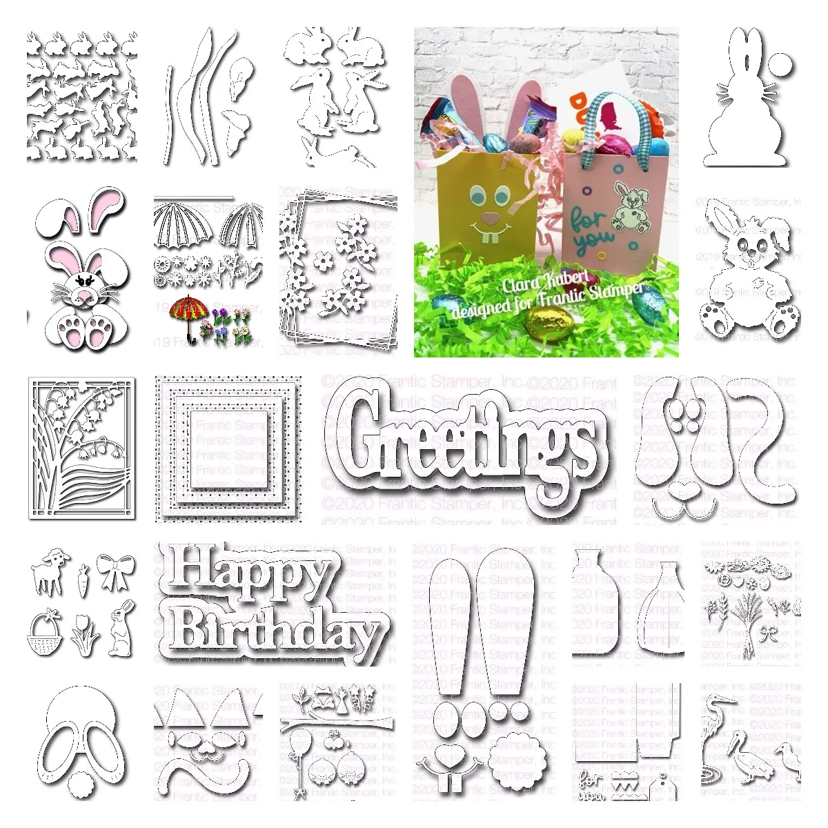 

Easter Bunny Egg Letter 2023 New March Release Metal Cutting Dies For Diy Scrapbook/photo Album Decor Embossed Paper Cards