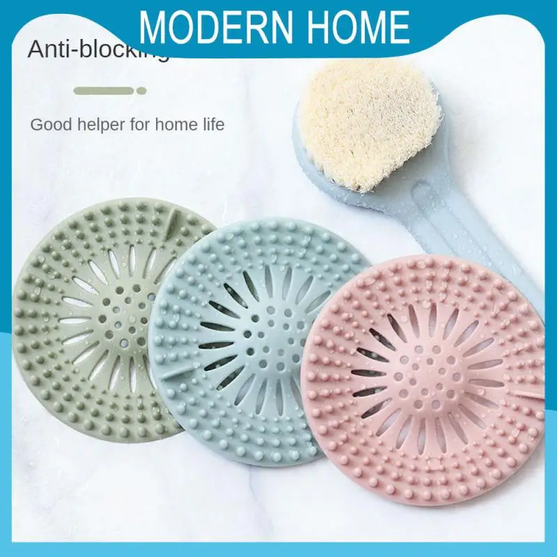 

Effective Filtering Bathroom Hair Sink Filter Convenient Extraction Floor Drain Strainer Press To Accelerate Drainage