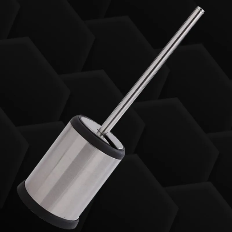 

Щетка для унитаза из нержавеющей стали с длинной ручкой и крышкой