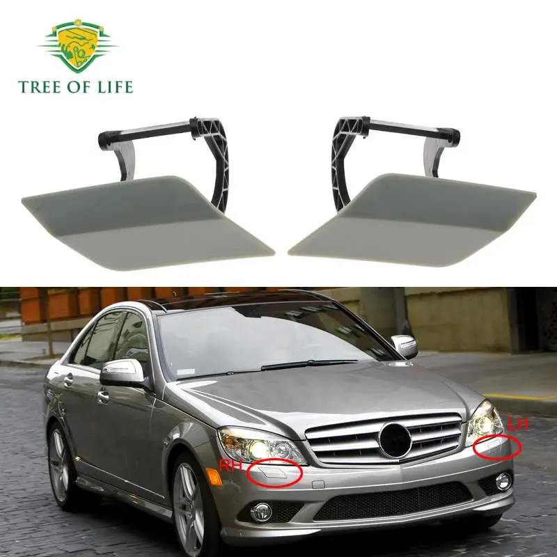 

A2048802124 A2048802224 Front Bumper Headlight Washer Spray Nozzle Cover For Mercedes W204 C300 C350 2007 2008 2009 2010 2011