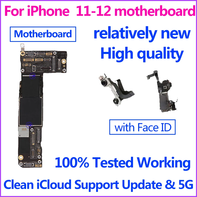 Оригинальная материнская плата для iPhone 11/12 с идентификатором лица