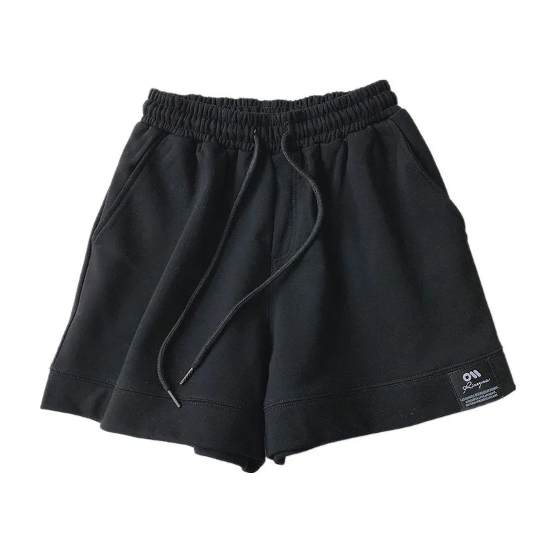 Women's Sports 2023 Shorts Loose In Summer Running Leisure A Wide Leg High Waist Thin Cotton Hot Pants Versatile Stamp Student