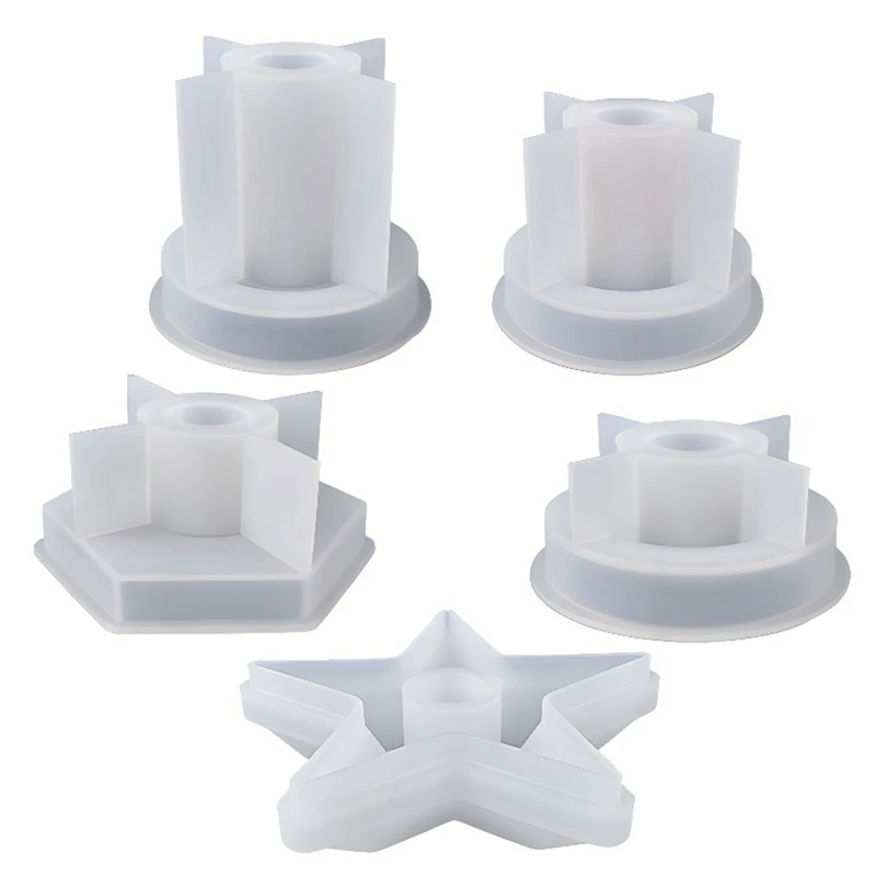 

5 шт., силиконовая форма, подсвечник, силиконовая форма «сделай сам», силиконовые формы для свечей