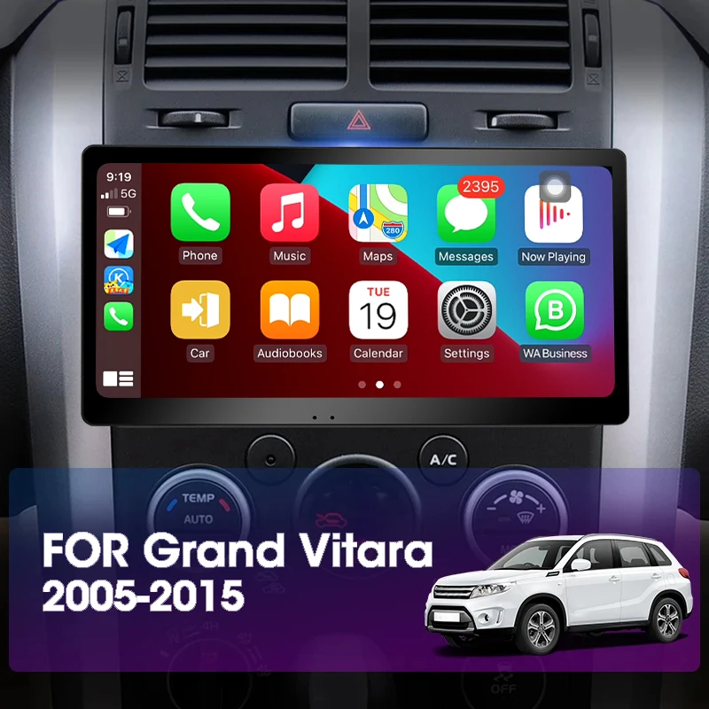 

Eunavi 2 Din Android Auto Radio For Suzuki Grand Vitara 2005 -2015 Car Multimedia Video Player 4G Carplay GPS Autoradio 2din DVD