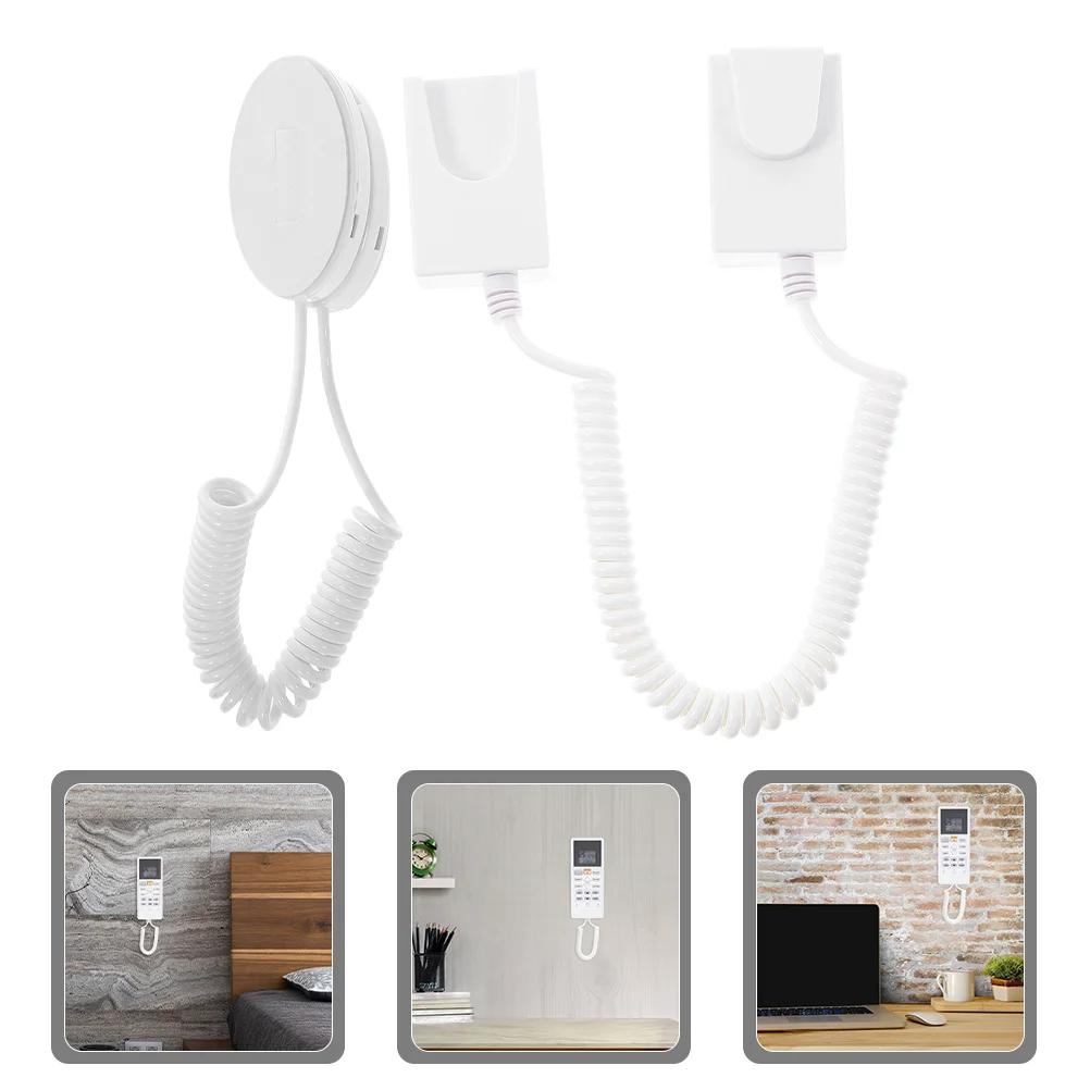 

2pcs Remote Control Tether Punch Free Remote Control Security Lock Cable Supply