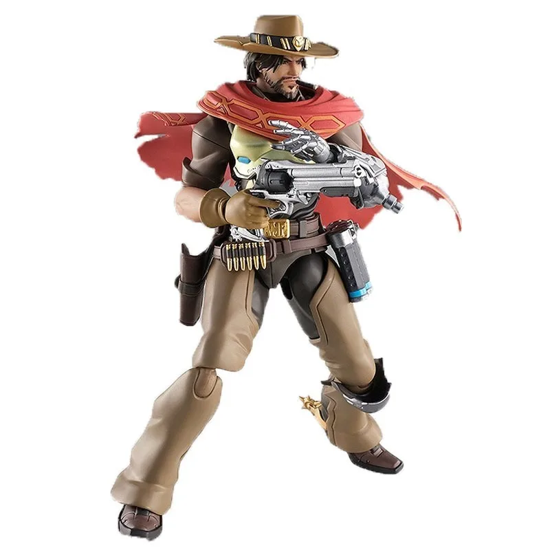 

Max Factory figma 438 OVERWATCH Cole Cassidy ковбойская аниме-фигурка, коллекционные экшн-игрушки