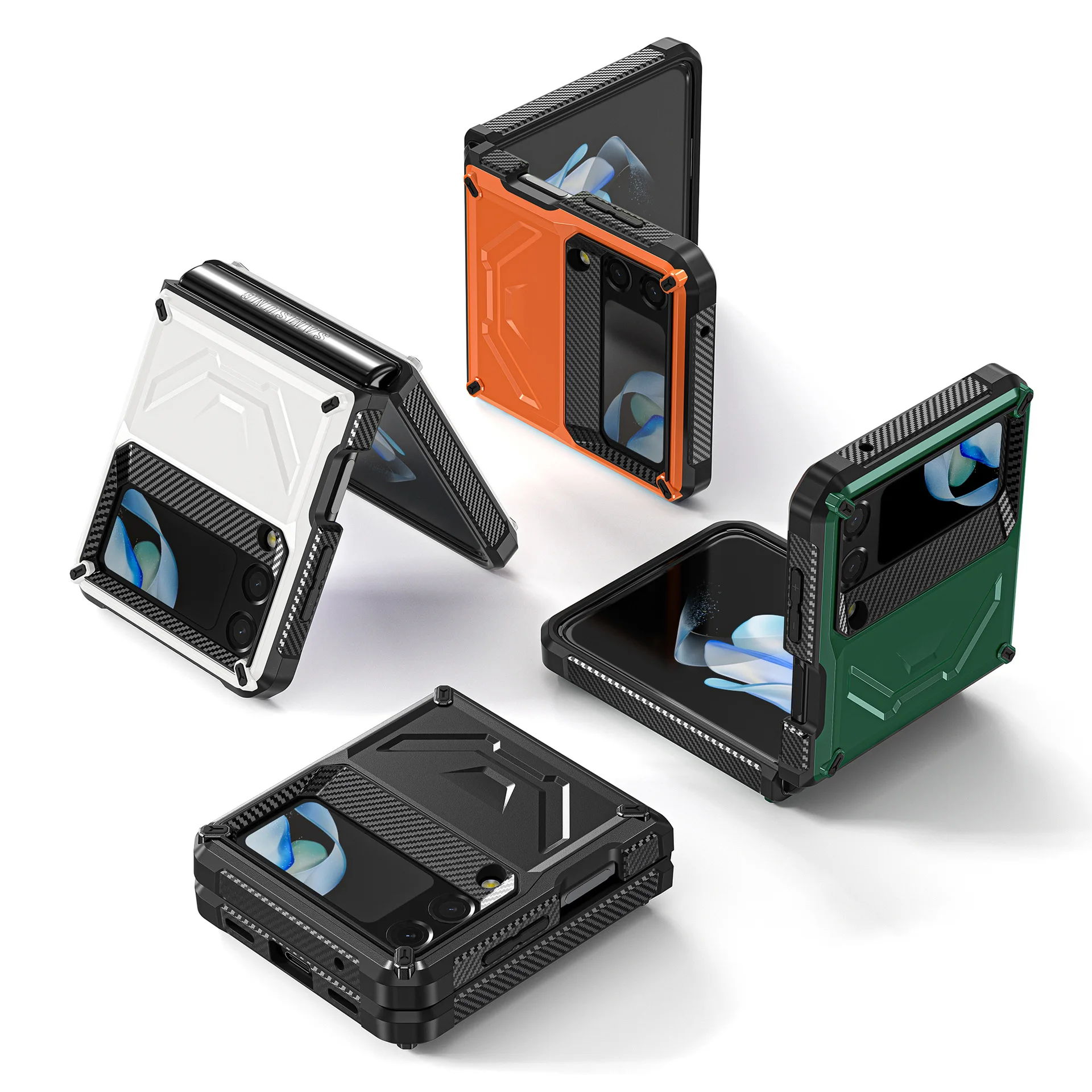 

Чехол для Samsung Galaxy Z FLIP3, складной чехол для защиты экрана телефона