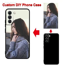Custom Case for Samsung Galaxy S22 S21 S20 FE Ultra Plus S10 A53 Note 20 A52S A22 A32 A12 A51 DIY Personaliz Photo Picture Cover