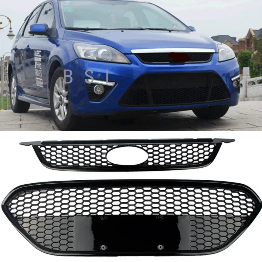 Передняя Нижняя решетка бампер ячеистая жаберная для Ford Focus 2009 2010 2011 2012 хэтчбек