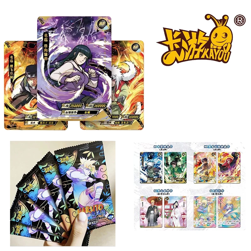 

Tsunade SE Sasuke Hyuga Hinata World Original Collection Bronzing Cards Childrens Gifts KAYOU Naruto Card EX 4 Anime Limited SP