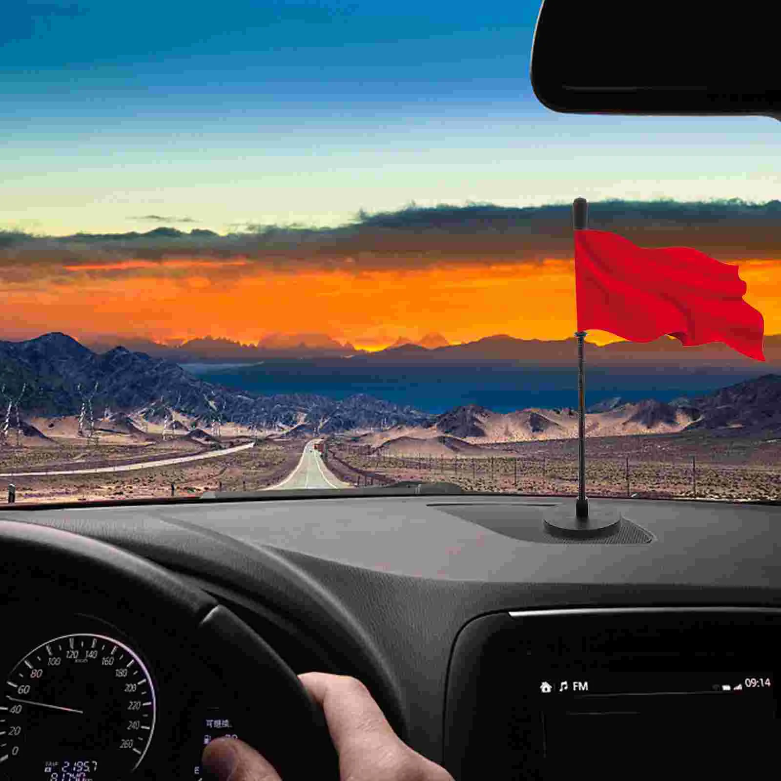 

Window Flag Support Pole Car Flagpole Storage Stand Bracket Vehicle Holder Mount Practical Magnet