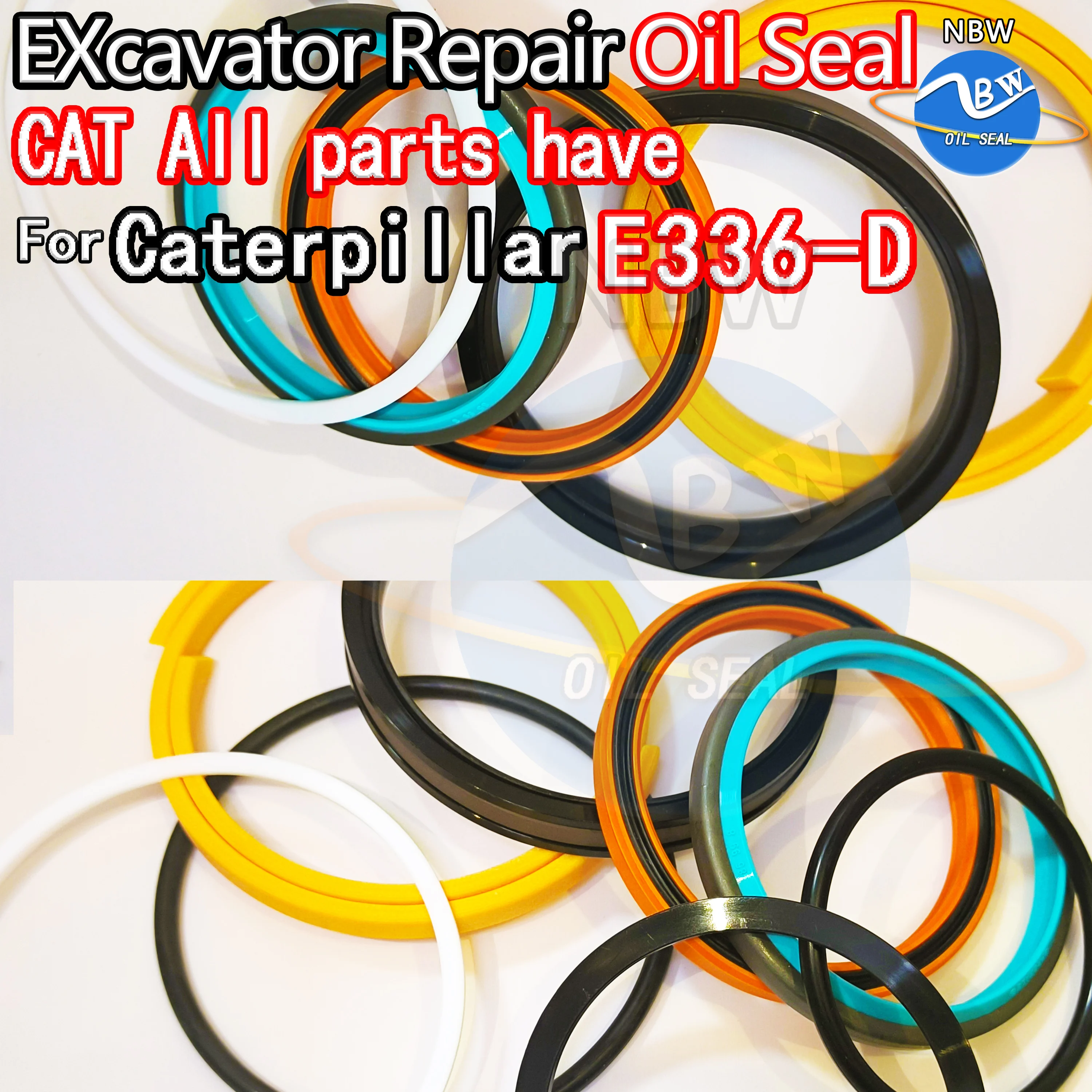 

For Caterpillar E336-D Repair Kit Excavator Oil Seal CAT E336 D Gear Center Joint Gasket Nitrile NBR Nok Washer Skf Service Tool