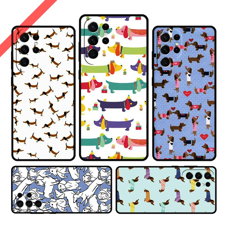 Чехол для телефона Dachshund Teckel Dackel Dog Samsung Galaxy S20 FE S21 S10 S23 Plus S24 S22 Ultra Coque Note20 Note10 S9 S8