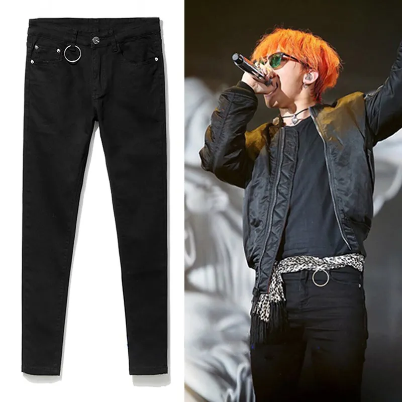 Bigbang Pants PMO Peaceminusone Casual Loose Low Waist Hole Cropped Pants G-Dragon Trousers Streetwear Sweatpants