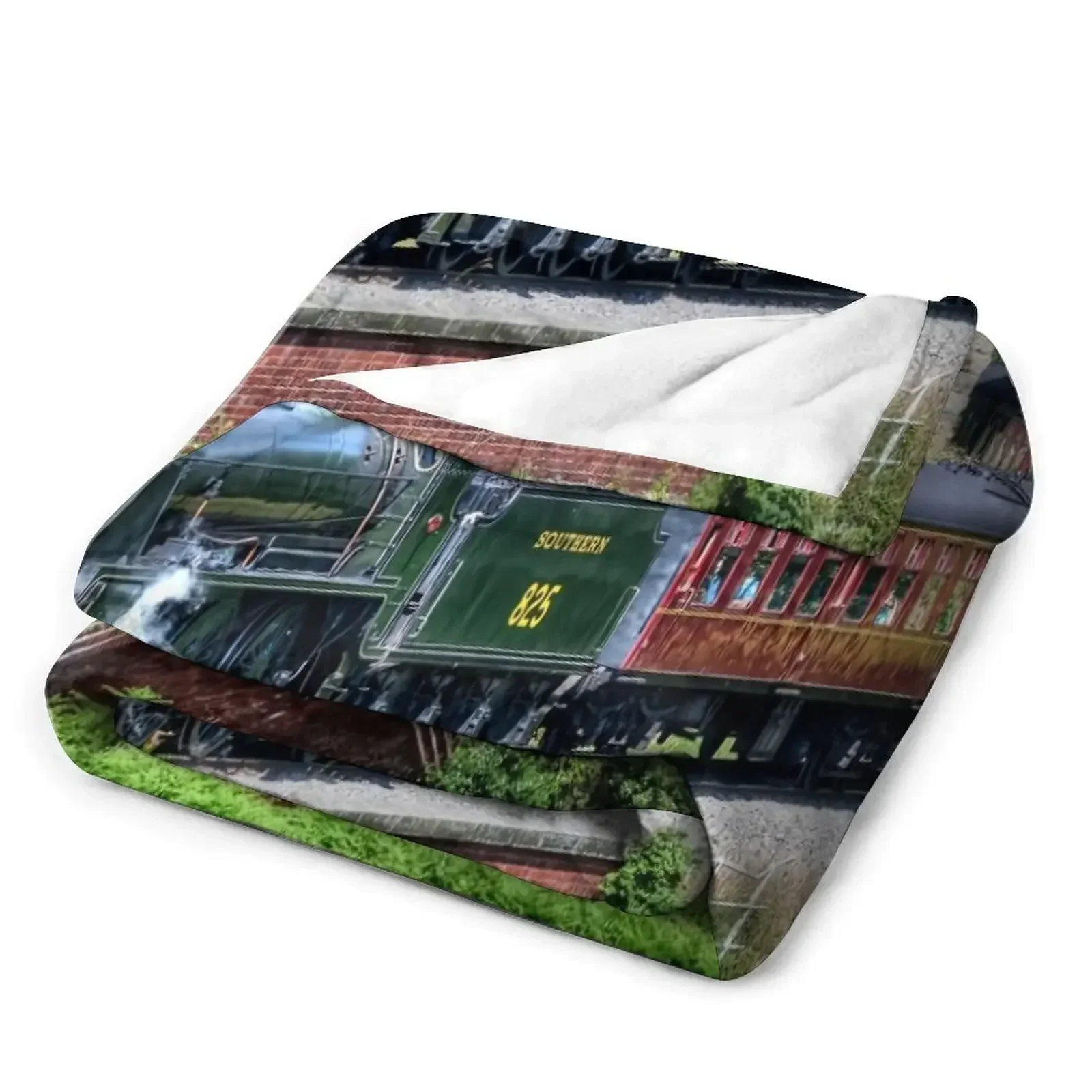 Плед Southern 8225 локомотив зимние постельные принадлежности манга мягкие плюшевые