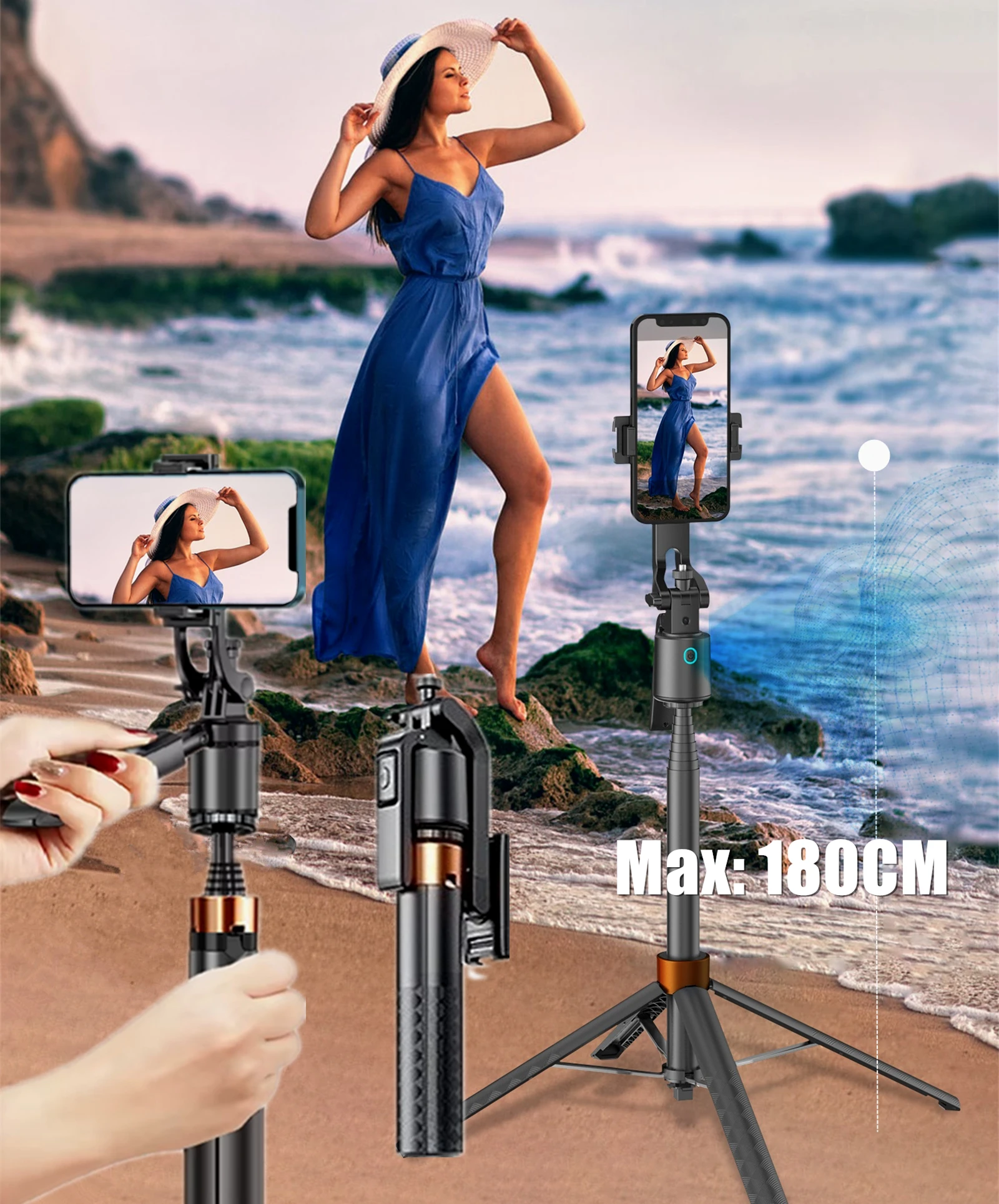 180 см/70 9 дюйма интеллектуальные подвески для лица с искусственным интеллектом