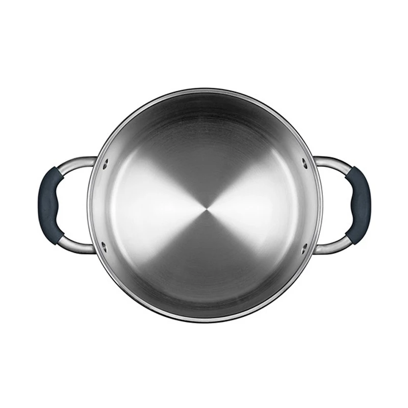 Кастрюля с крышкой Rondell Stern 20 см (3 9 л) RDS-010 (Диаметр объем 3.9 л нержавеющая сталь