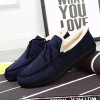 winter men plush warm shoes zapatos de hombre fashion sneakers man casual loafers europe brand design slip on flock best sellers