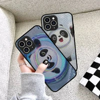 2022 china cute panda ice snow phone case hard leather case for iphone 11 12 13 mini pro max 8 7 plus se 2020 x xr xs coque