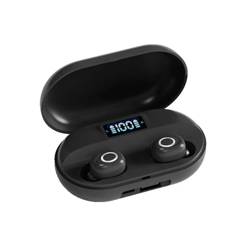 

T2-M Bluetooth Earphone Outdoor Sports Wireless Headset 5.2 With Charging Bin Power Display Touch Control Headphone Earbuds