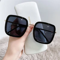 fashion trendy uv400 square women sun glasses oversized sunglasses men shades street eyewear