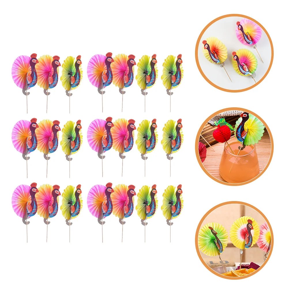 

Cocktail Umbrella Picks Drinks Umbrellas Paper Drink Toothpicks Parasoldessert Mini Pick Sticks Tropical Party Cupcake Fruit