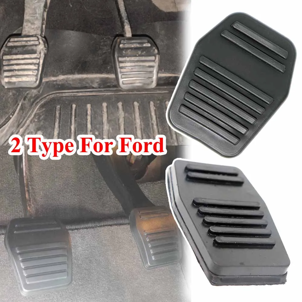 

2Pcs Car Rubber Brake Clutch Foot Pedal Pad Cover 6789917 Part For Ford Foucs Fiesta MK5 Classic Transit MK6 7 02-08 94BB7A624AA