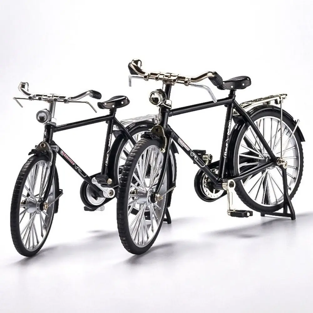 

Mini Bike DIY Retro Bicycle Model Mini Alloy Bicycle Finger Toys Children Miniature Bicycle Metal Diecast Retro Bicycle Gifts