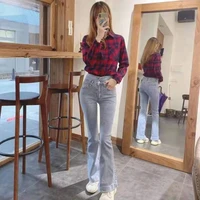 womens jeans super high waist jean slim trousers wide leg pant summer thin korean fashion streetwear 2022 trend pants for women