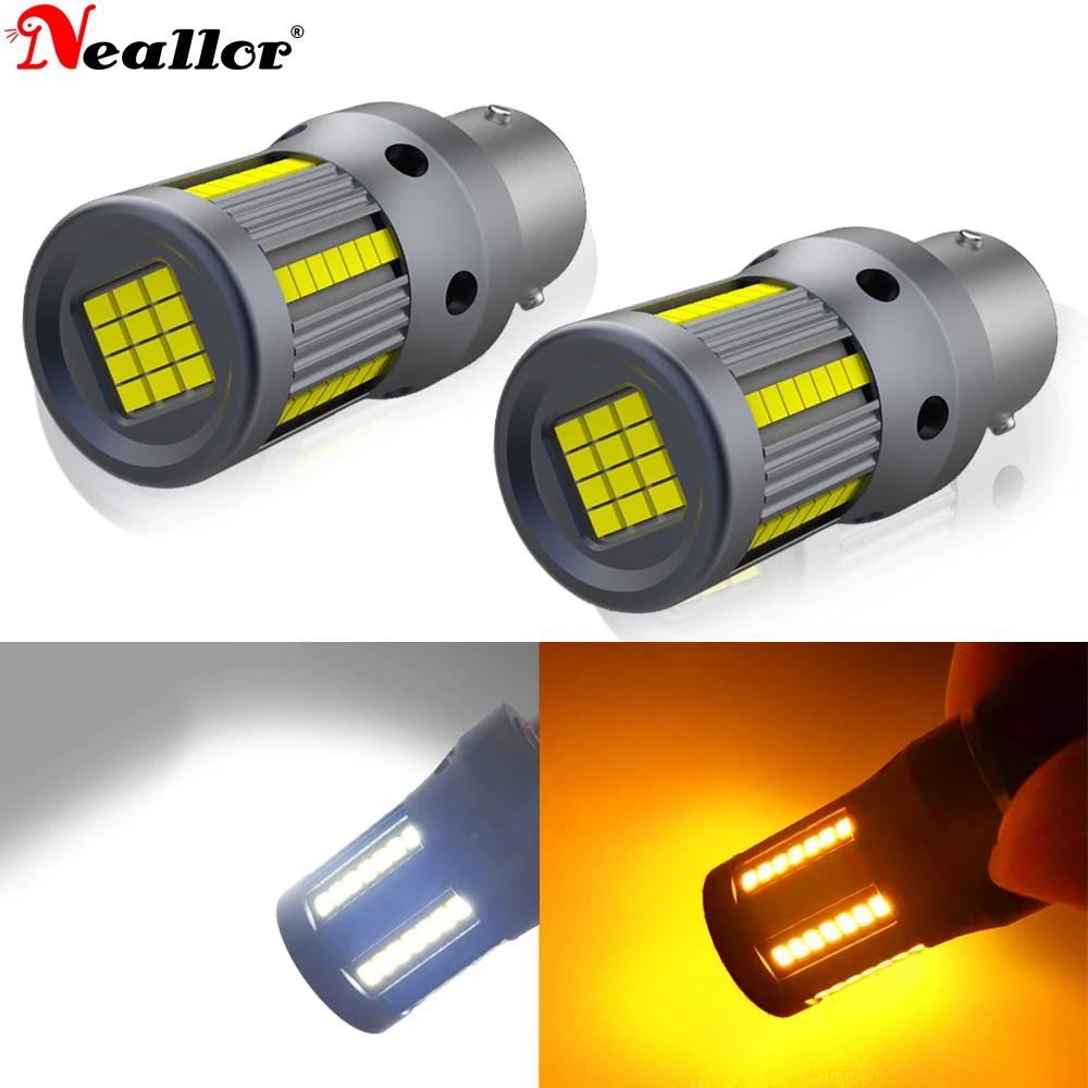 

2pcs Turn Signal Reverse Anti Error 1156 PY21W P21W T20 7440 BA15S Canbus Bulb Car Daytime Running Light Diode Lamp For Auto 12v