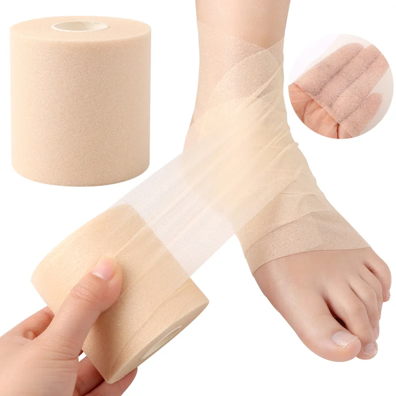 

Foam Skin Film Elbow Knee Foam Cotton Sponge Skin Film Self-adhesive Elastic Bandage Underwrap Sports Pre-Wrap for Athletic Tape