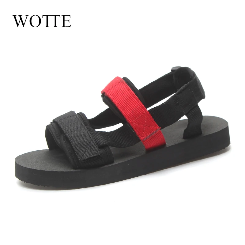 

Men Sandals Gladiators Casual Roman Shoes Outside Breathable Mens Sandals Summer Comfortable Light Sandalias Hombre Plus Size 46