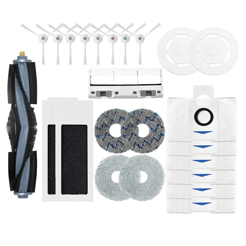 

Main Side Brush Mop Cloth HEPA Filter Dust Bag For Ecovacs Deebot T20 / T20 Max / T20 Pro Replacement Accessories