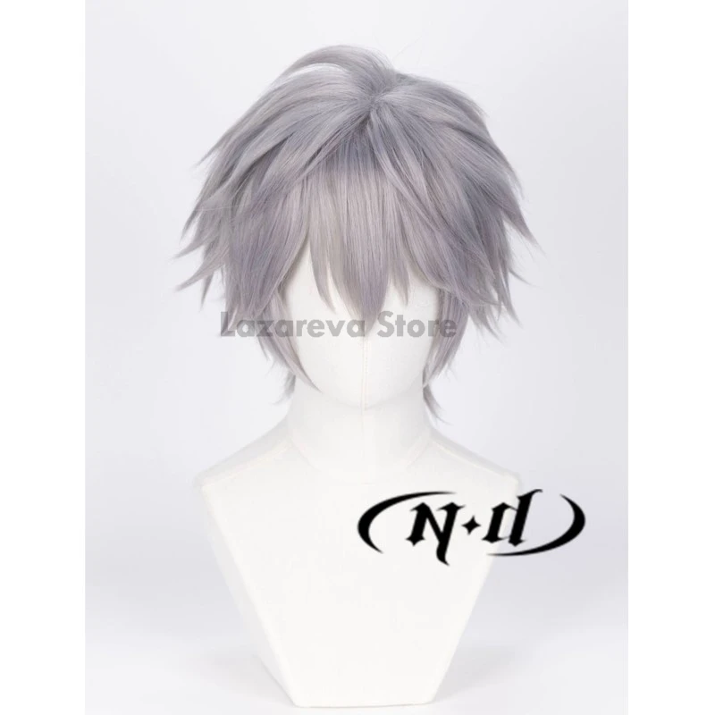 Till Anime Alien Stage Косплей Опора Новый Парик Серебристо-Серые Волосы Мужчины