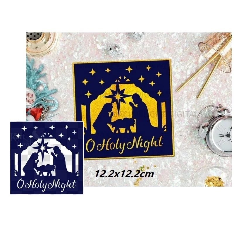 

Metal Cutting Dies Cut Die Mold Nativity Ornament Decoration Scrapbooking Dies Craft Album Knife Mould Blade Punch Stencils Dies