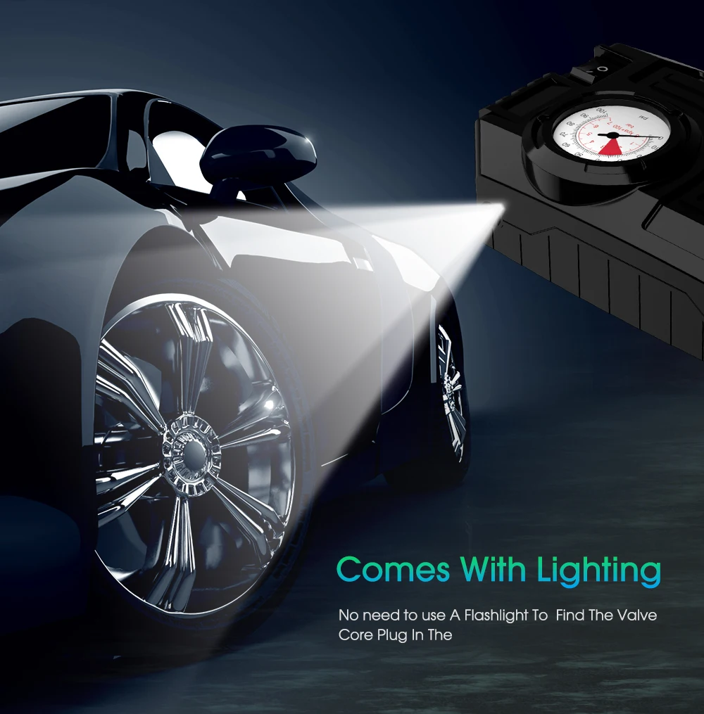 

Универсальный мини-компрессор для мотоцикла, автомобиля, велосипеда, автомобиля, насос для накачки шин, портативный воздушный Электрически...