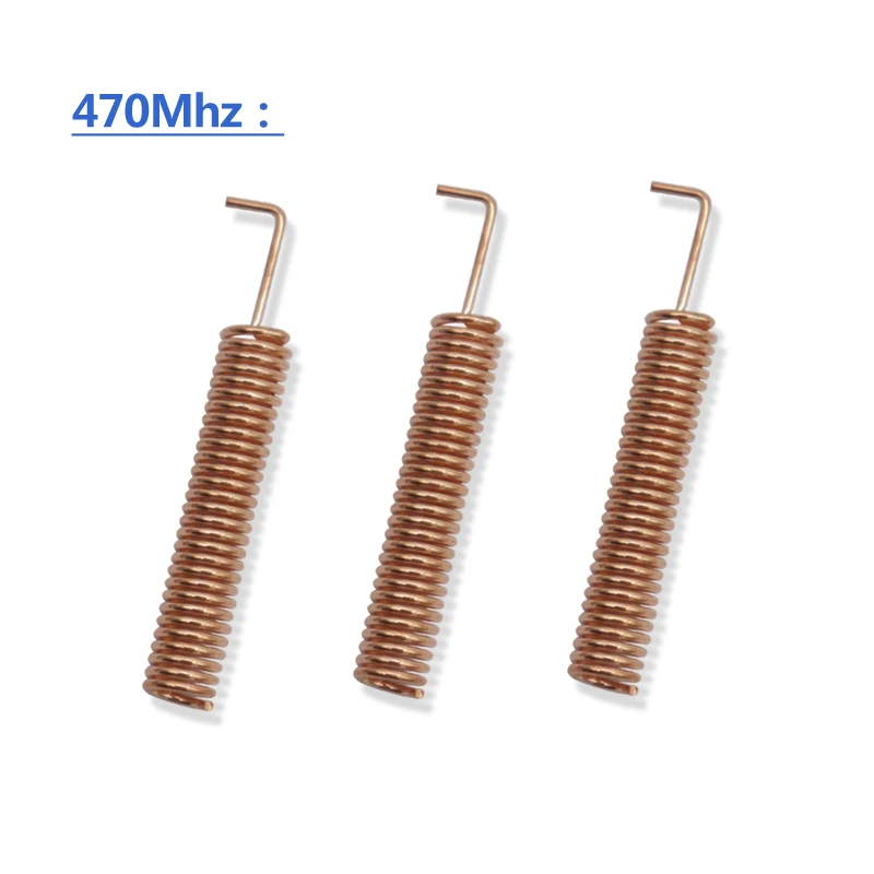 100pcs Helical Remote Control Aerial High Gain Helical Solder Spring Antenna 440Mhz 470Mhz 490Mhz for PCB Transmitter Receiver