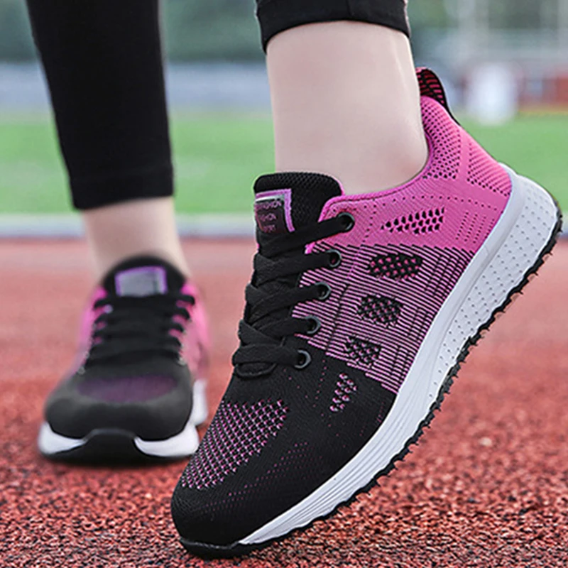 

Женские кроссовки на шнуровке, женские мягкие кроссовки с вулканизированной подошвой, женская обувь для ходьбы и тенниса, 2022