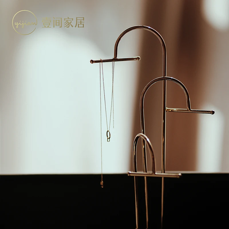 Nordic Metal Gold Jewelry Storage Box Organizer for Girl Luxury Multi Layer Desktop Storage Box Jewelry Drawer Case Gift Ideas