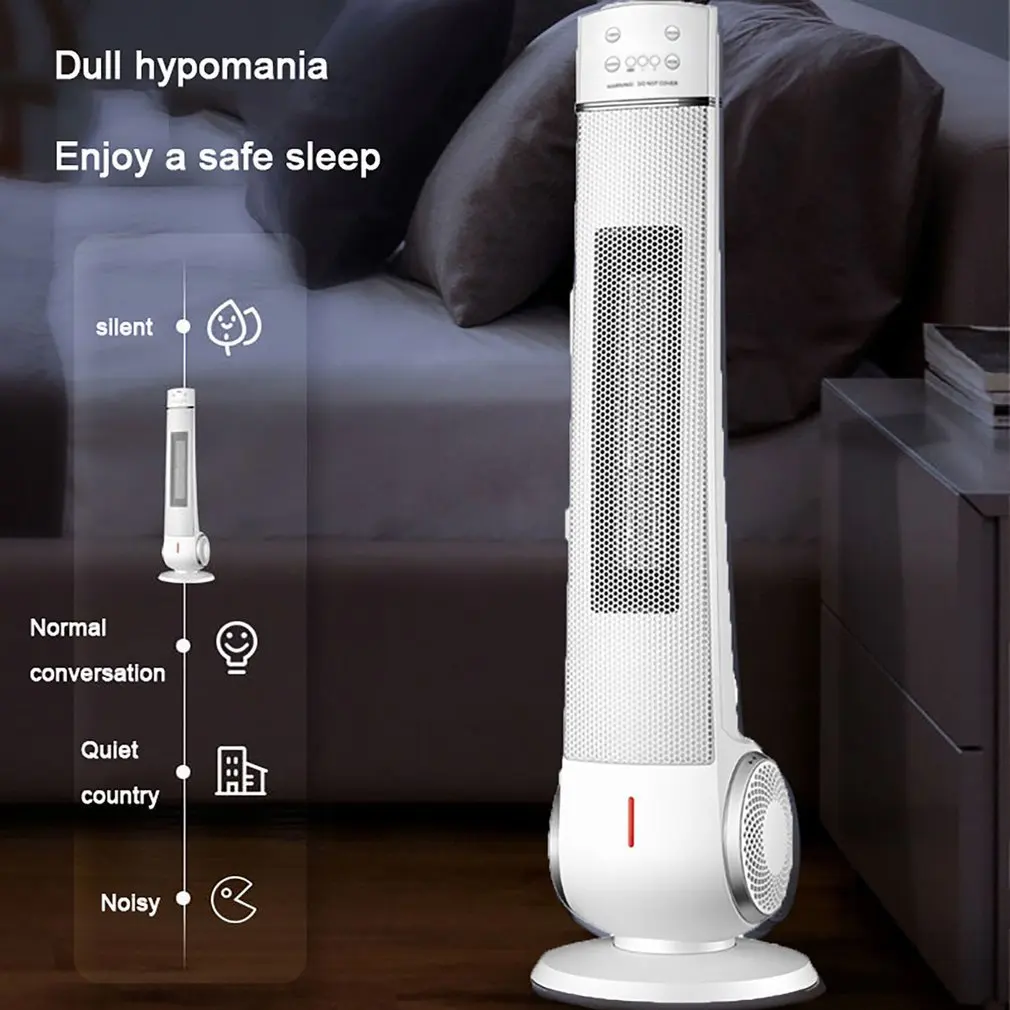 

Hot Portable High Speed Regulating NFJ603 Heater Household Home Electric Heaters Air Circulation Tower Fan Heating Air Cooler