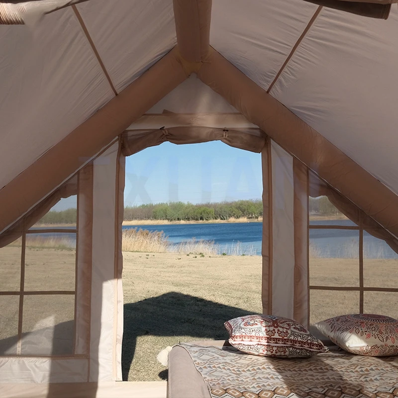 Палатка надувная автомобильная автоматическая непромокаемая из ткани Оксфорд