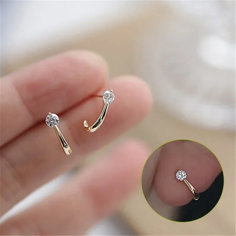 Аутентичные серьги-гвоздики из стерлингового серебра 925 пробы европейские