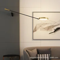 Decoration Long Arm Wall Lamp Luxury Nordic Design Postmodern Lighting for TV Background Bedroom Bedside Table Indoor